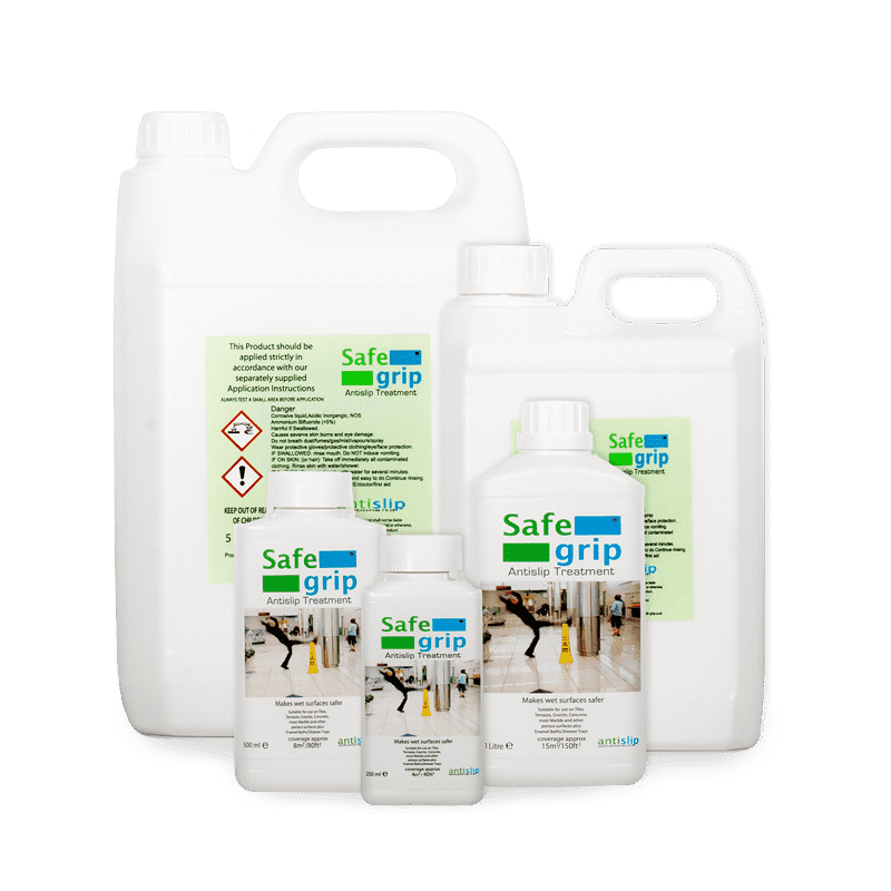 SafeGrip anti-slip floor treatment product range