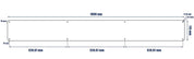 115mm x 1m Non Slip Decking Strips Aluminium Screw Down Plates - Slips Away - Decking strips - 1x decking plate 115mm x1m black - 