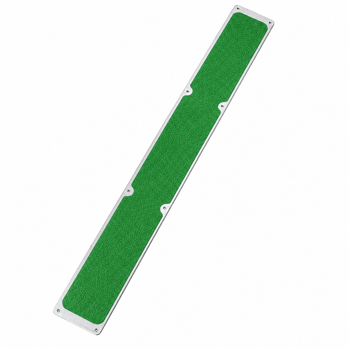 115mm x 1m Non Slip Decking Strips Aluminium Screw Down Plates - Slips Away - Decking strips - 1x decking plate 115mm x1m green - 