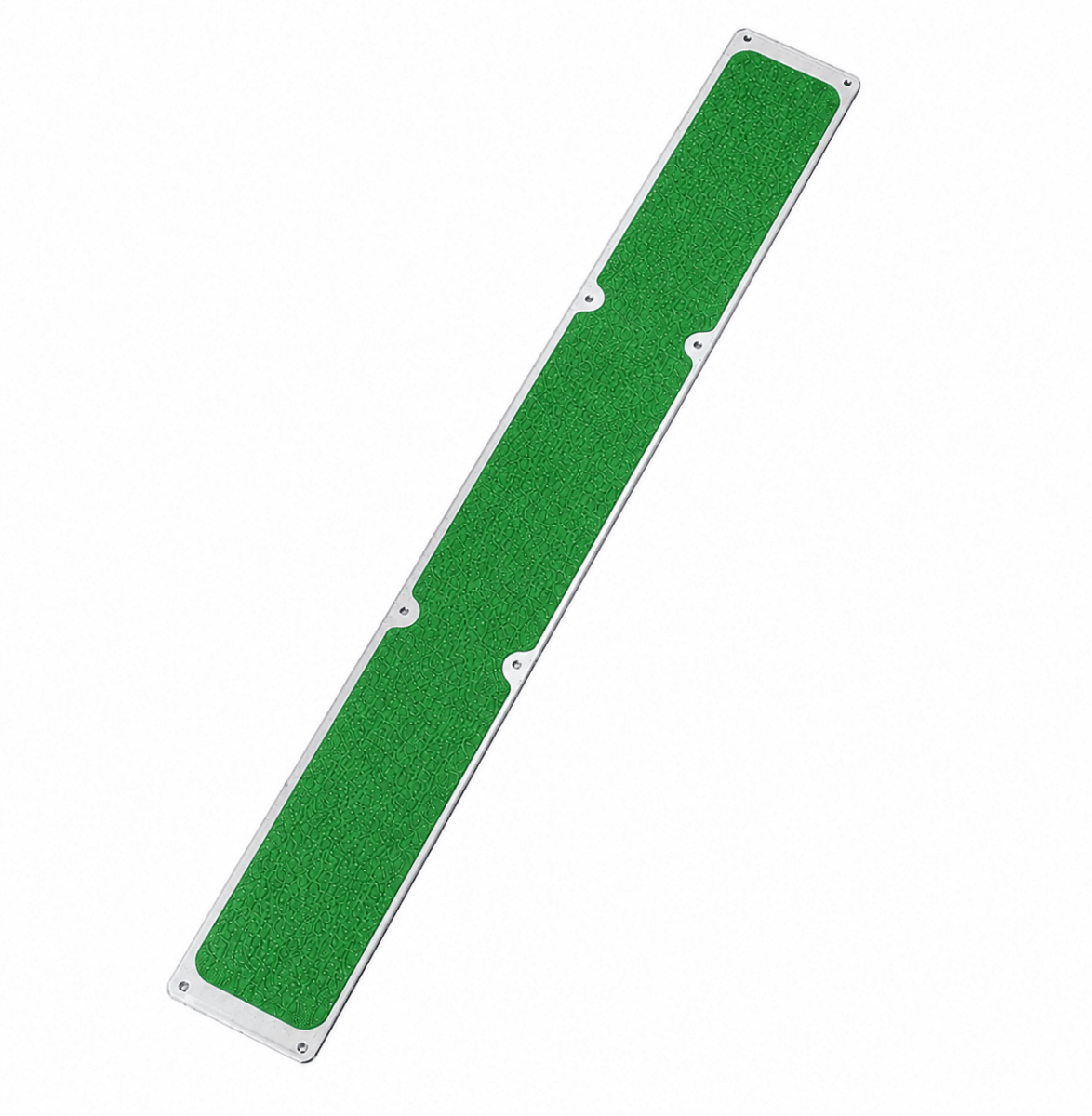 115mm x 1m Non Slip Decking Strips Aluminium Screw Down Plates - Slips Away - Decking strips - 1x decking plate 115mm x1m green - 