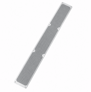 115mm x 1m Non Slip Decking Strips Aluminium Screw Down Plates - Slips Away - Decking strips - 1x decking plate 115mm x1m grey - 