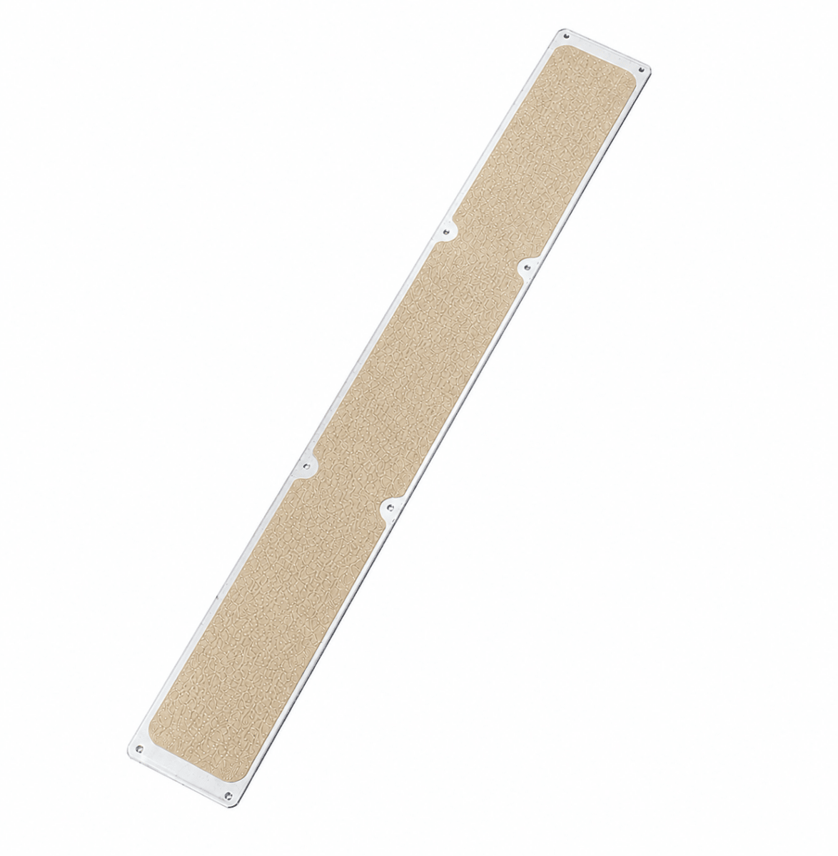 115mm x 1m Non Slip Decking Strips Aluminium Screw Down Plates - Slips Away - Decking strips - 1x decking plate 115mm x1m yellow - 