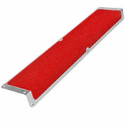 120mm x 45mm x 635mm Nosing Non Slip Decking Aluminium Screw Down Plates - Slips Away - Decking strips - 1x decking plate 120mm x 635mm x 45mm red - 