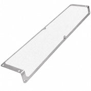 120mm x 45mm x 635mm Nosing Non Slip Decking Aluminium Screw Down Plates - Slips Away - Decking strips - 1x decking plate 120mm x 635mm x 45mm white - 