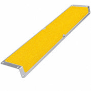 120mm x 45mm x 635mm Nosing Non Slip Decking Aluminium Screw Down Plates - Slips Away - Decking strips - 1x decking plate 120mm x 635mm x 45mm yellow - 