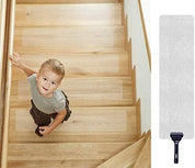 15 - Pack of Discreet Non - Slip Stair Treads - Anti - Slip Step Strips - Perfect for Indoor and Outdoor Steps, Ramps, and Walkways - Slips Away - B07NHKT3VB - 