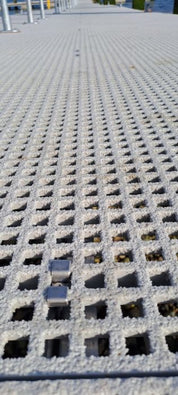 GRP Mini Mesh Grating – Anti-Slip, Corrosion-Resistant Fibreglass Flooring Panel 4038mm x 1262mm
