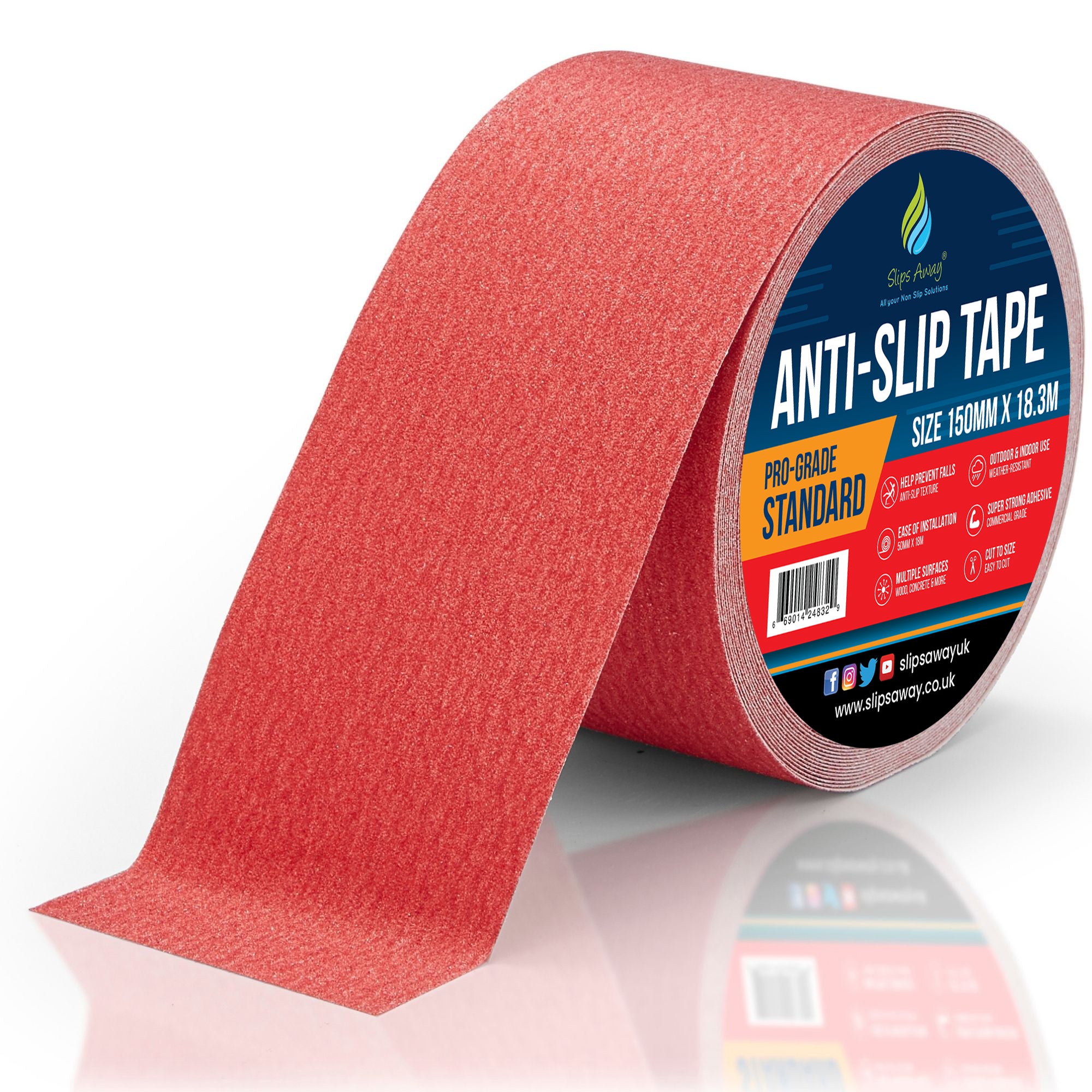 Non Slip Tape Roll Pro Standard Grade - Anti Slip Traction for Indoor/Outdoor Use