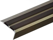 Aluminium Anti-Slip Stair Nosing Trim – Hidden Fix Step Edge Protector – 1800mm / 2500mm