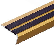 Aluminium Anti-Slip Stair Nosing Trim – Hidden Fix Step Edge Protector – 1800mm / 2500mm