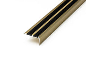 Aluminium Anti-Slip Stair Nosing Trim – Step Edge Protector – 900mm x 35mm x 20mm