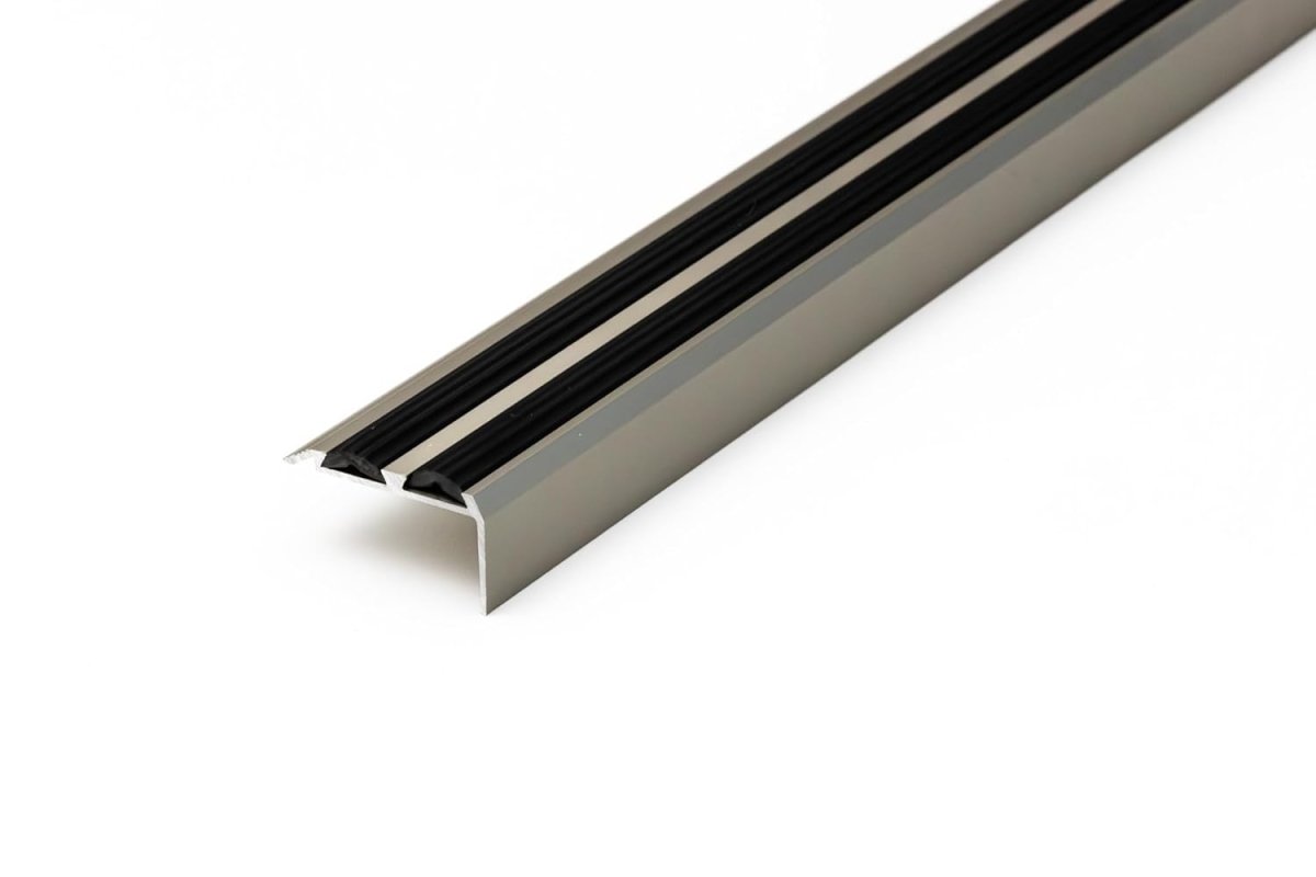 Aluminium Anti-Slip Stair Nosing Trim – Step Edge Protector – 900mm x 35mm x 20mm