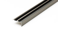 Aluminium Anti-Slip Stair Nosing Trim – Step Edge Protector – 900mm x 35mm x 20mm