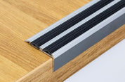Aluminium Anti-Slip Stair Nosing Trim – Step Edge Protector – 900mm x 35mm x 20mm