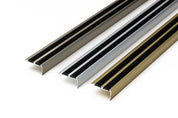 Aluminium Anti-Slip Stair Nosing Trim – Step Edge Protector – 900mm x 35mm x 20mm