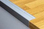 Aluminum Stair Nosing, 45mm x 40mm, 1.18m, Anti-Slip Step Edge Trim