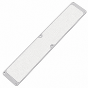Anti Slip Decking Strips Aluminium Screw Down Plates - 115mm x 635mm - Slips Away - Decking strips - 1x Decking plate 115mm x 635mm white - 