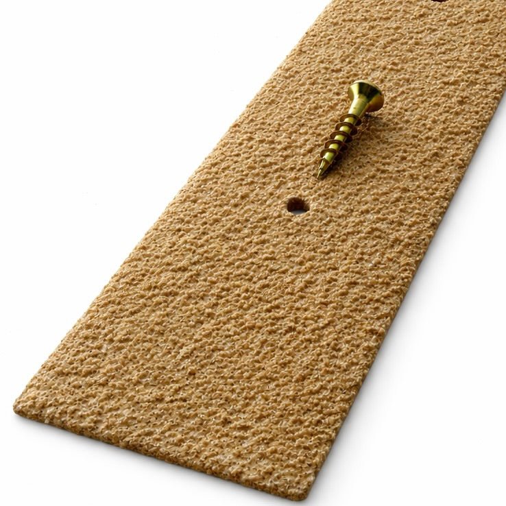 BEIGE 50mm Non-Slip Anti-Skid Decking Strips - Safety and Style for Outdoor Space - Slips Away - Decking strips - BEIGE DECKING SAMPLE -