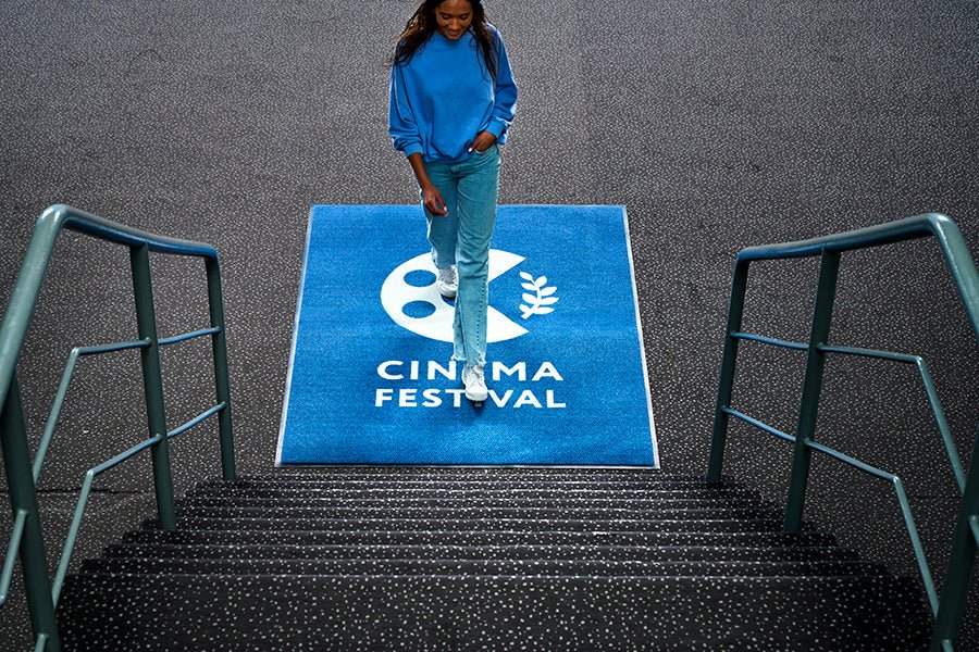 Berber Anti Slip Logo Entrance Mat - Slips Away -  - 