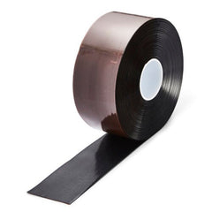 Black Aisle Marking Tape – Heavy - Duty Floor Line Marking for Warehouses & Industrial Safety - Slips Away - Anti slip tape - blk/permstripe - H6901 100mm - 