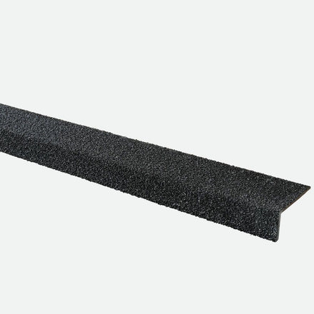 Black GRP nosing 
on a white background