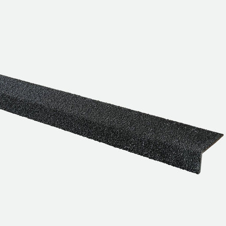 Black GRP nosing 
on a white background
