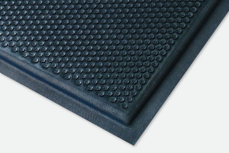 Happy Feet Heavy-Duty Industrial Anti-Fatigue Mat | Nitrile Rubber | Oil, Grease & Chemical Resistant | Welding Safe