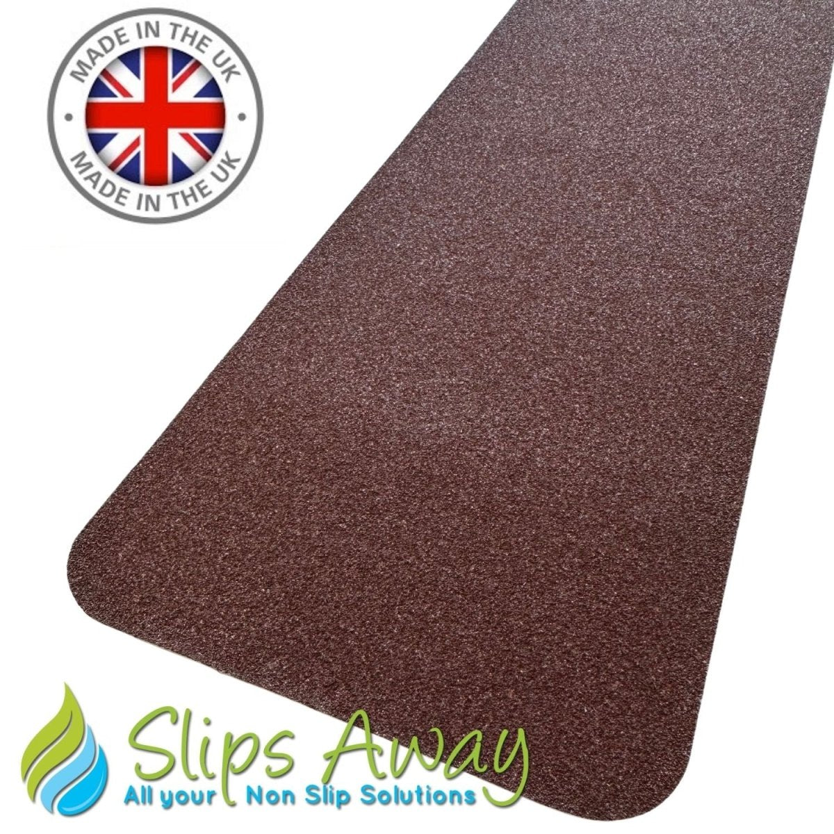 Brown Non Slip Tape Roll Pro Standard Grade - Anti Slip Traction for Indoor/Outdoor Use - Slips Away - Anti slip tape - H3401G/50mm - 