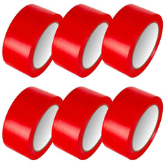 Bundle Deal - PVC Vinyl Floor Marking Tape – 12 Roll Bundle (50mm x 33m, 0.15mm Thick)