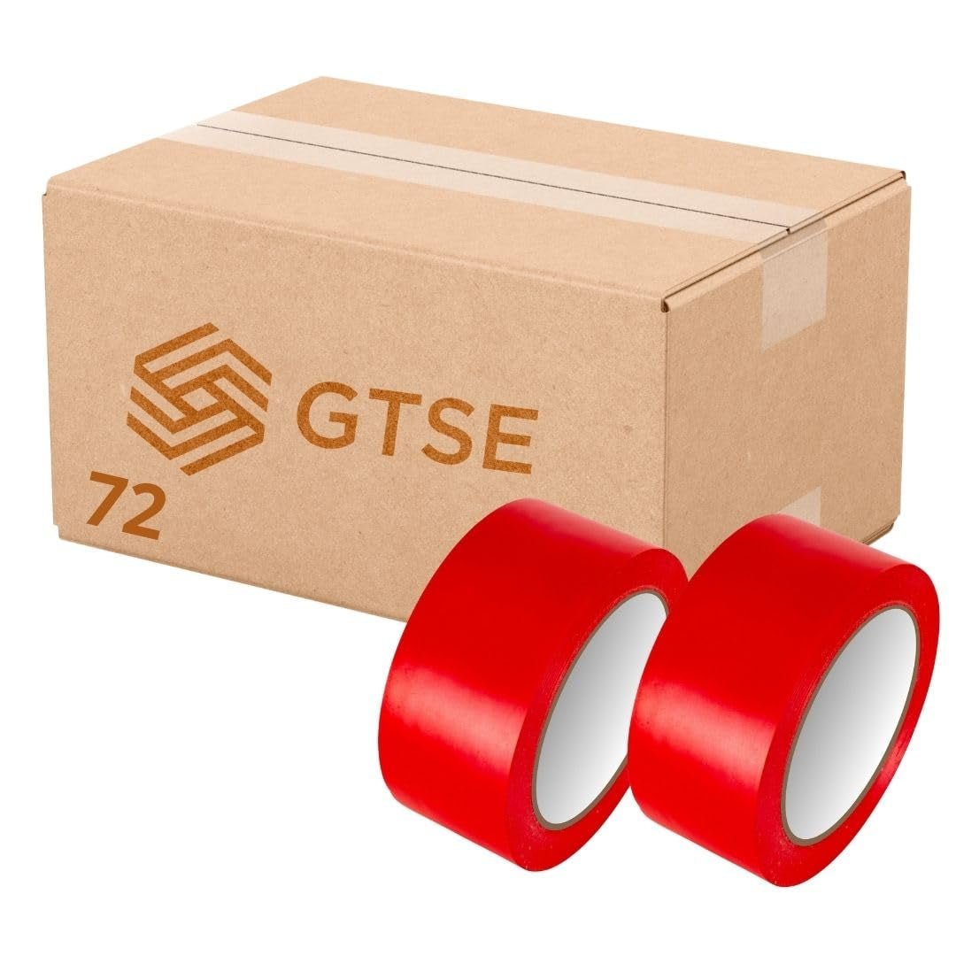 Bundle Deal - PVC Vinyl Floor Marking Tape – 12 Roll Bundle (50mm x 33m, 0.15mm Thick)