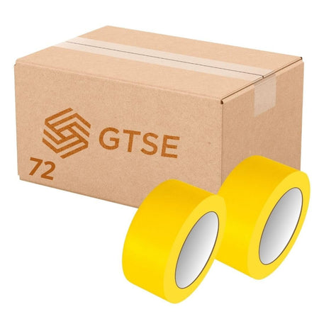 Bundle Deal - PVC Vinyl Floor Marking Tape – 12 Roll Bundle (50mm x 33m, 0.15mm Thick)