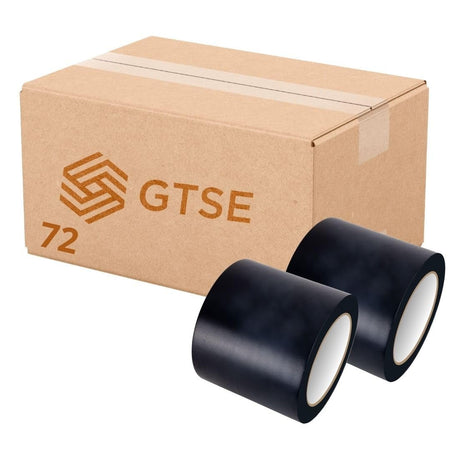 Bundle Deal - PVC Vinyl Floor Marking Tape – 12 Roll Bundle (50mm x 33m, 0.15mm Thick)