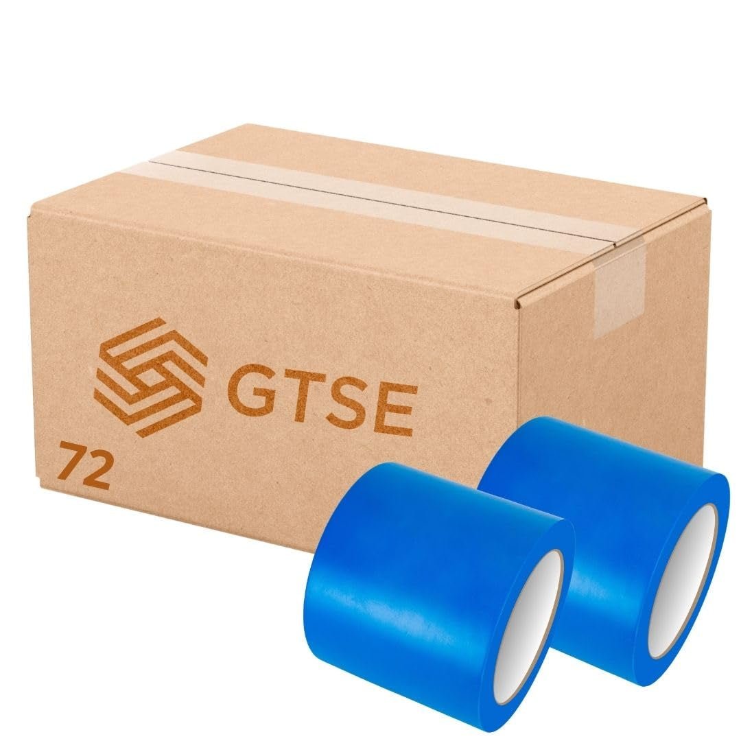 Bundle Deal - PVC Vinyl Floor Marking Tape – 12 Roll Bundle (50mm x 33m, 0.15mm Thick)