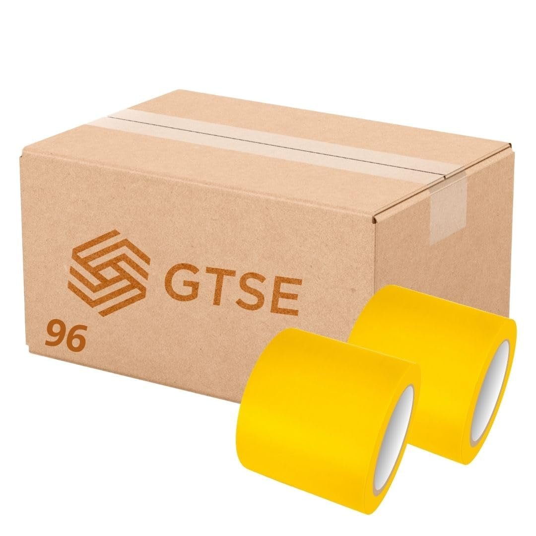 Bundle Deal - PVC Vinyl Floor Marking Tape – 12 Roll Bundle (50mm x 33m, 0.15mm Thick)