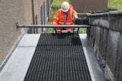 Cellmax Rubber Duckboard Matting 100 x 150cm - Slips Away - CM3959 - 