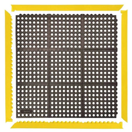 Cushion Link Heavy-Duty Anti-Fatigue Mat |Interlocking Rubber Safety Matting - Slips Away - CLS36GP -