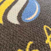 Custom Berber Logo Entrance Mat – Heavy-Duty Commercial Dirt Control - Slips Away -  -