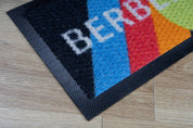 Custom Berber Logo Entrance Mat – Heavy - Duty Commercial Dirt Control - Slips Away -  - 