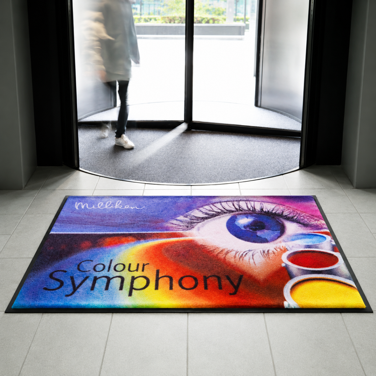Custom Logo Entrance Mat - Personalised Heavy Duty with Premium Print Quality - Slips Away - LO310 - 