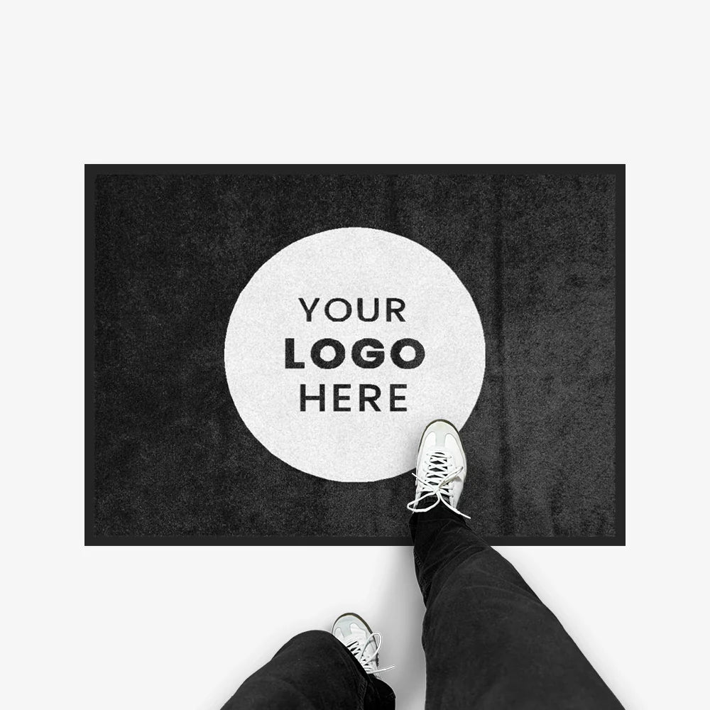 Custom Logo Entrance Mat - Personalised Heavy Duty with Premium Print Quality - Slips Away - LO310 -