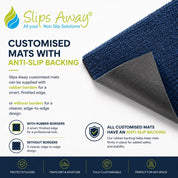 Custom Logo Entrance Mat - Personalised Heavy Duty with Premium Print Quality - Slips Away - LO310 - 