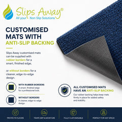 Custom Logo Entrance Mat - Personalised Heavy Duty with Premium Print Quality - Slips Away - LO310 - 