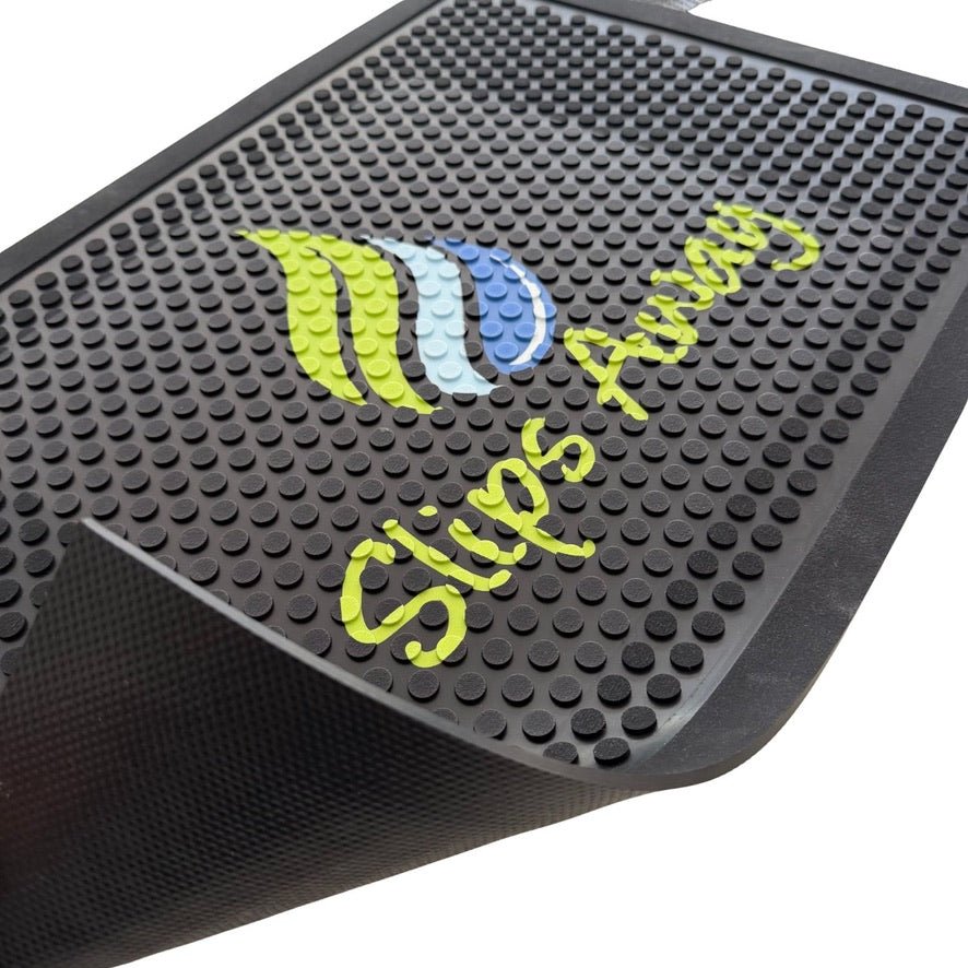 Custom Logo Rubber SuperScrape™ Floor Mat – Personalised Heavy Duty Scraper Mat - Slips Away -  -