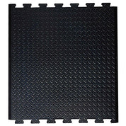 Diamond Interlock Rubber Mat: Anti-fatigue and slip-resistant. Ideal for simple on-site installation in industrial environments. - Slips Away - DC2831 -