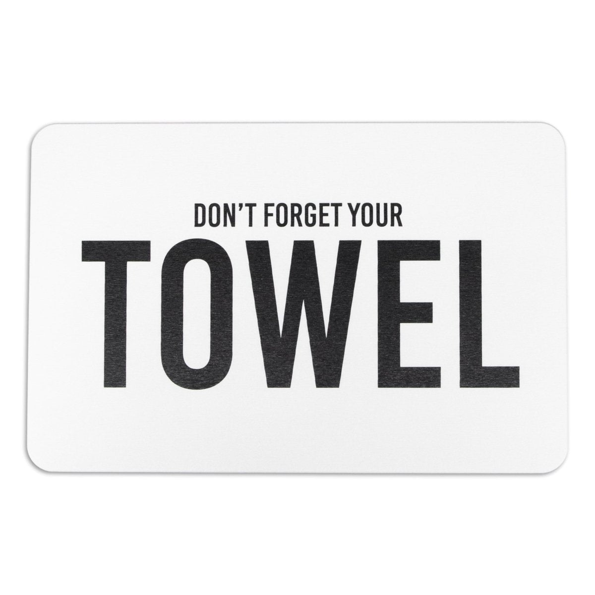 Don'T Forget Your Towel Bathmat - 100% Natural & Eco-Friendly -Touch Dry in 60 Sec - Anti-Mould and Anti-Bacterial - Stone Non Slip Bath Mat - Slips Away - Bath mat - 1344575863 -