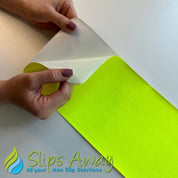 Fluorescent Yellow Non Slip Tape Roll Pro Standard Grade - Anti Slip Traction for Indoor/Outdoor Use (Copy) - Slips Away - Anti slip tape - H3401F/ 140mm x 140mm ( 10x pack ) - 
