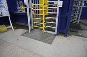 Rubber Grass Matting Roll L10.5m x W1m Safe Construction Walkway & 23mm Thickness