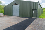 Rubber Grass Matting Roll L10.5m x W1m Safe Construction Walkway & 23mm Thickness