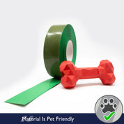 Green Aisle Marking Tape – Heavy - Duty Floor Line Marking for Warehouses & Industrial Safety - Slips Away - Anti slip tape - Grn/permstripe - H6901V 50mm - 