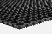 Rubber Grass Matting Roll L10.5m x W1m Safe Construction Walkway & 23mm Thickness